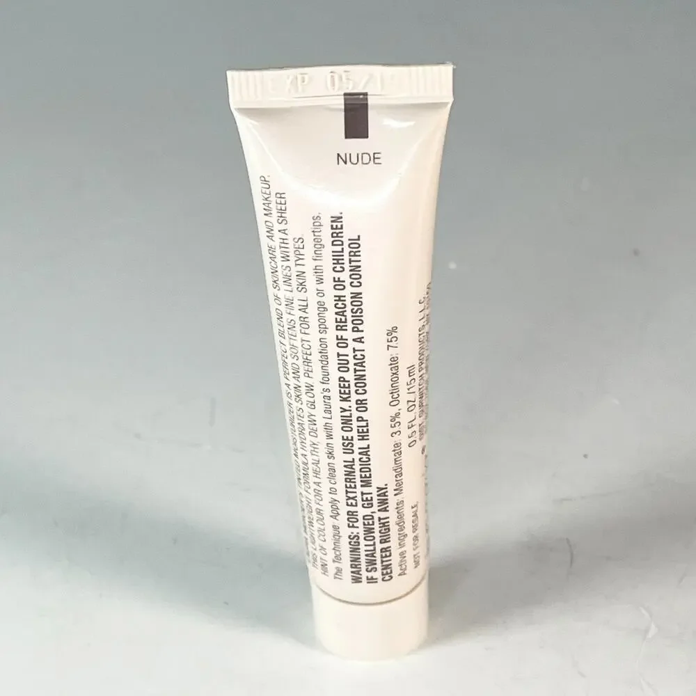Laura Mercier Tinted Moisturizer SPF 30 Nude Lightweight Travel .5 oz 15ml New